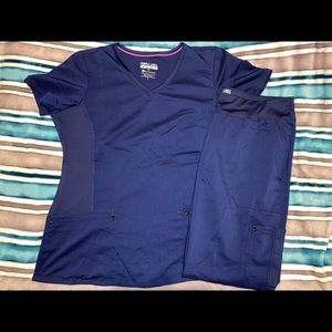 Purple Label Yoga Scrub Set